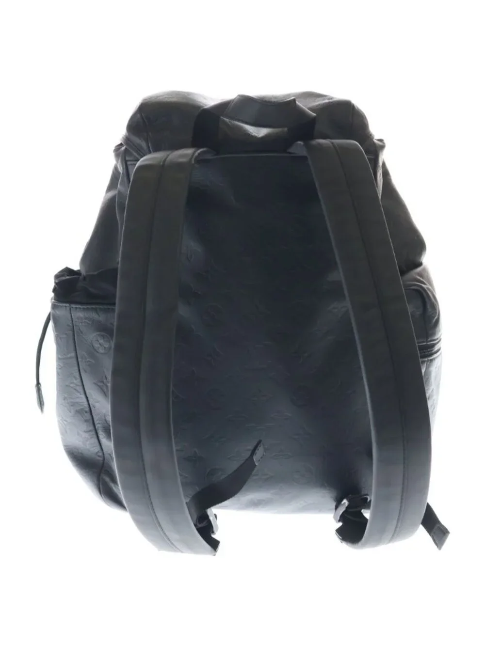 Louis Vuitton Monogram Shadow Discovery Backpack Black Leather